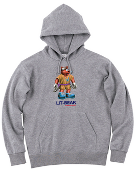 "LIT-BEAR" by Ninja We Made It. Hoodie